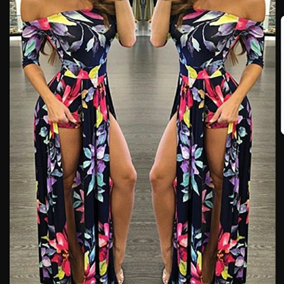 Floral Maxi Dress - Picture 2 of 6